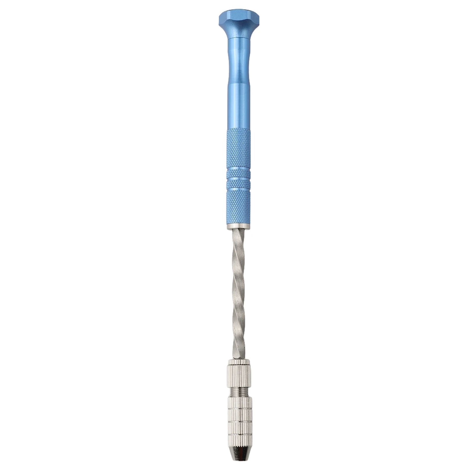 Blue Extended Semi-automatic 0.8-3mm Hand -Twist Drill Amber Plastic Circuit Board Drilling Tool -Twist Drill Set Hand Tools