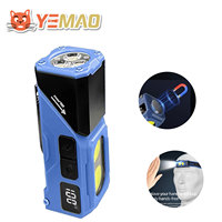 YEMAO T615 Multi-functional Portable Rotating Flashlight, 500LM, 700mAh, Rechargeable Flashlight, Magnetic, With Clip