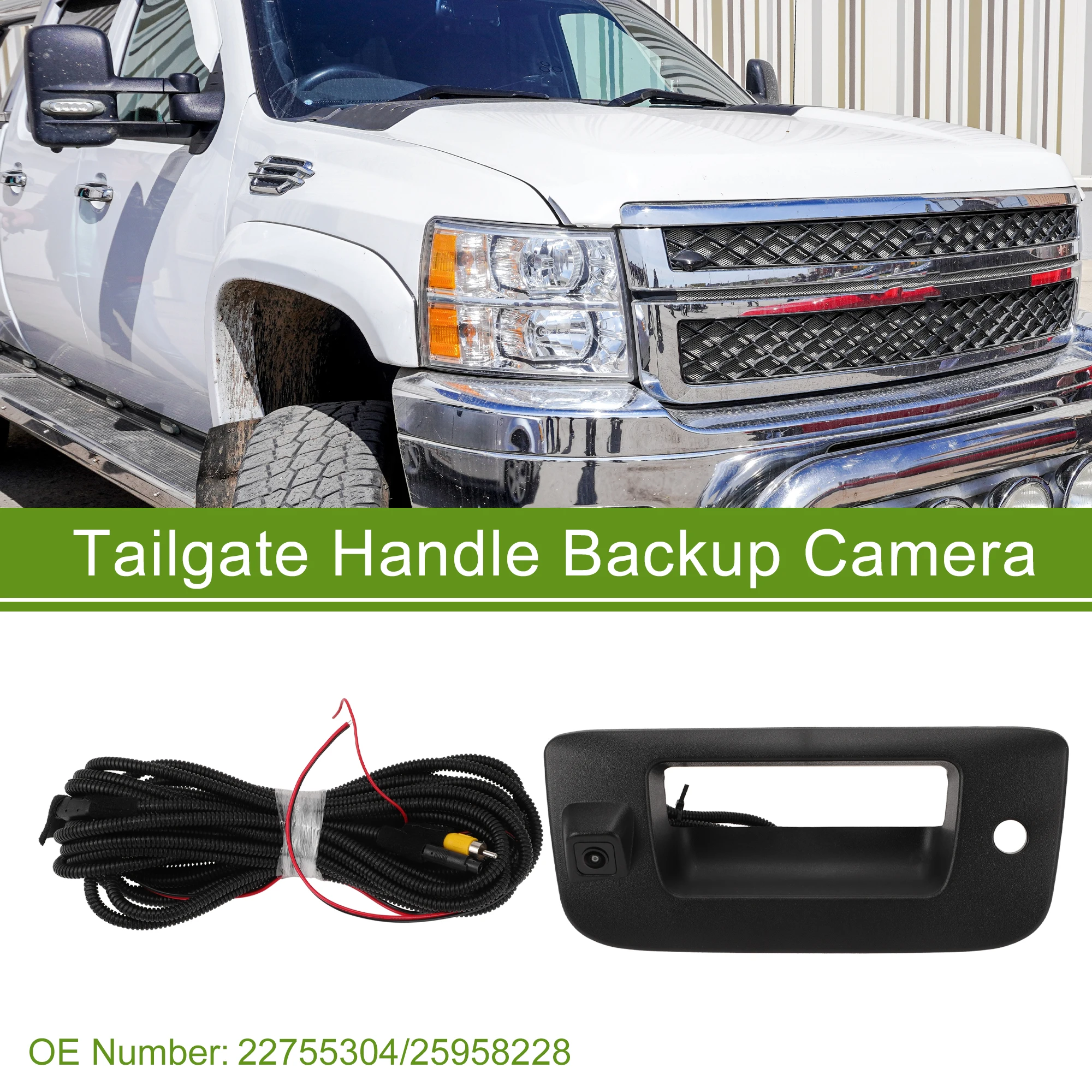 

Tailgate Handle Backup Camera for Chevrolet Silverado for GMC Sierra 2500 3500 09-14 22755304 25958228