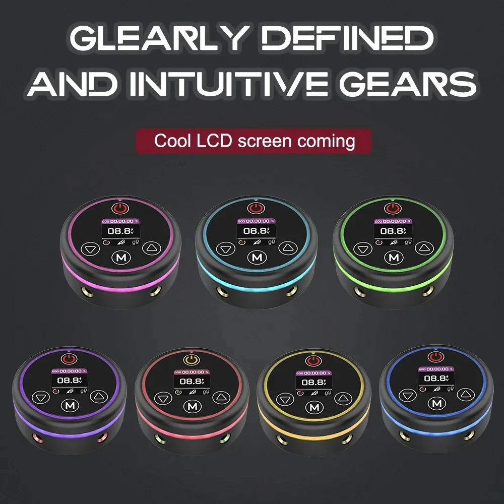 

HALO Colorful PMU Permanent Makeup Mini Tattoo Power Supply Multi functional Tattoo Equipment