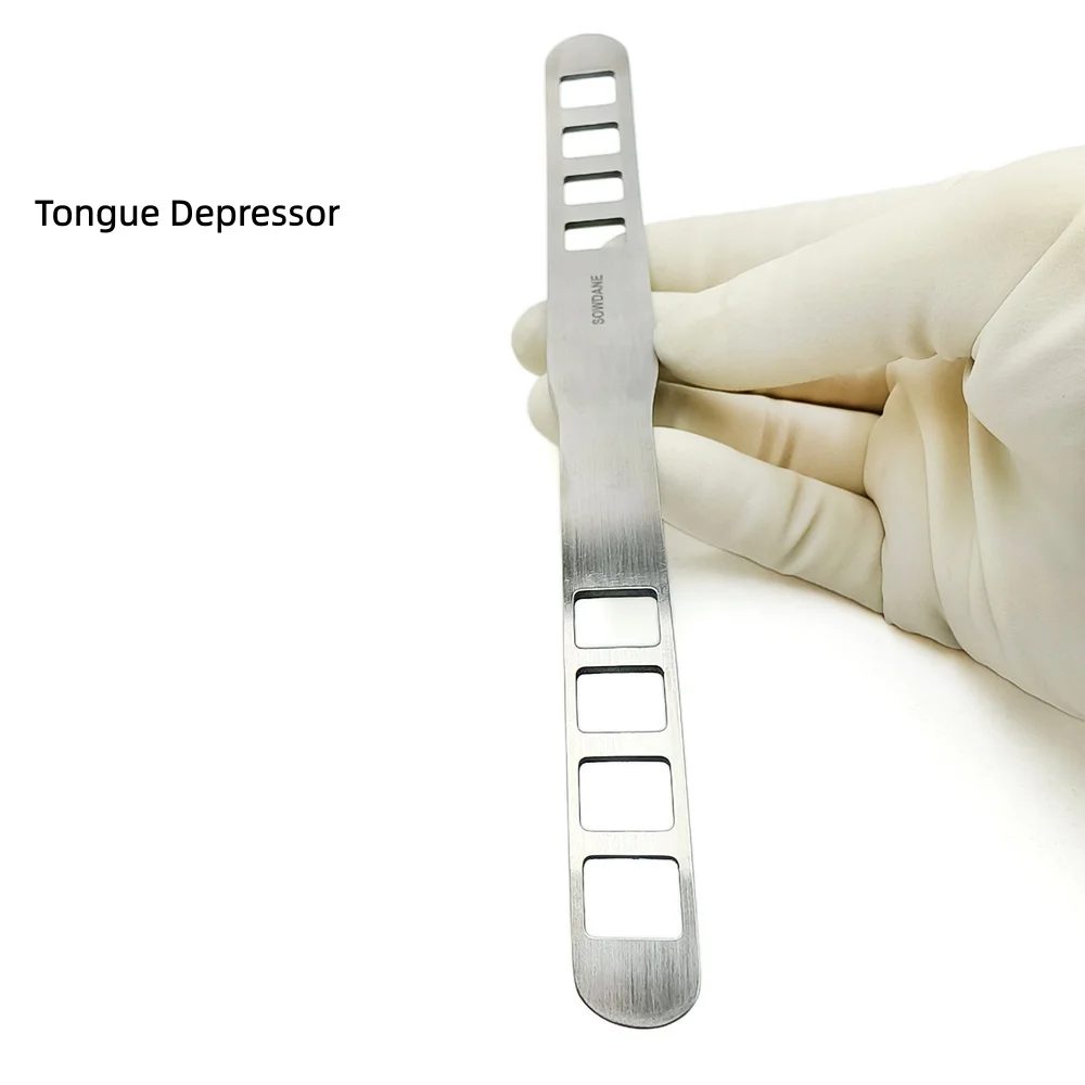 

Dental Oral Tongue Depressor Tooth Oral Muscle Training Tool Cheek Retractor Tongue Spatula Stainless Steel