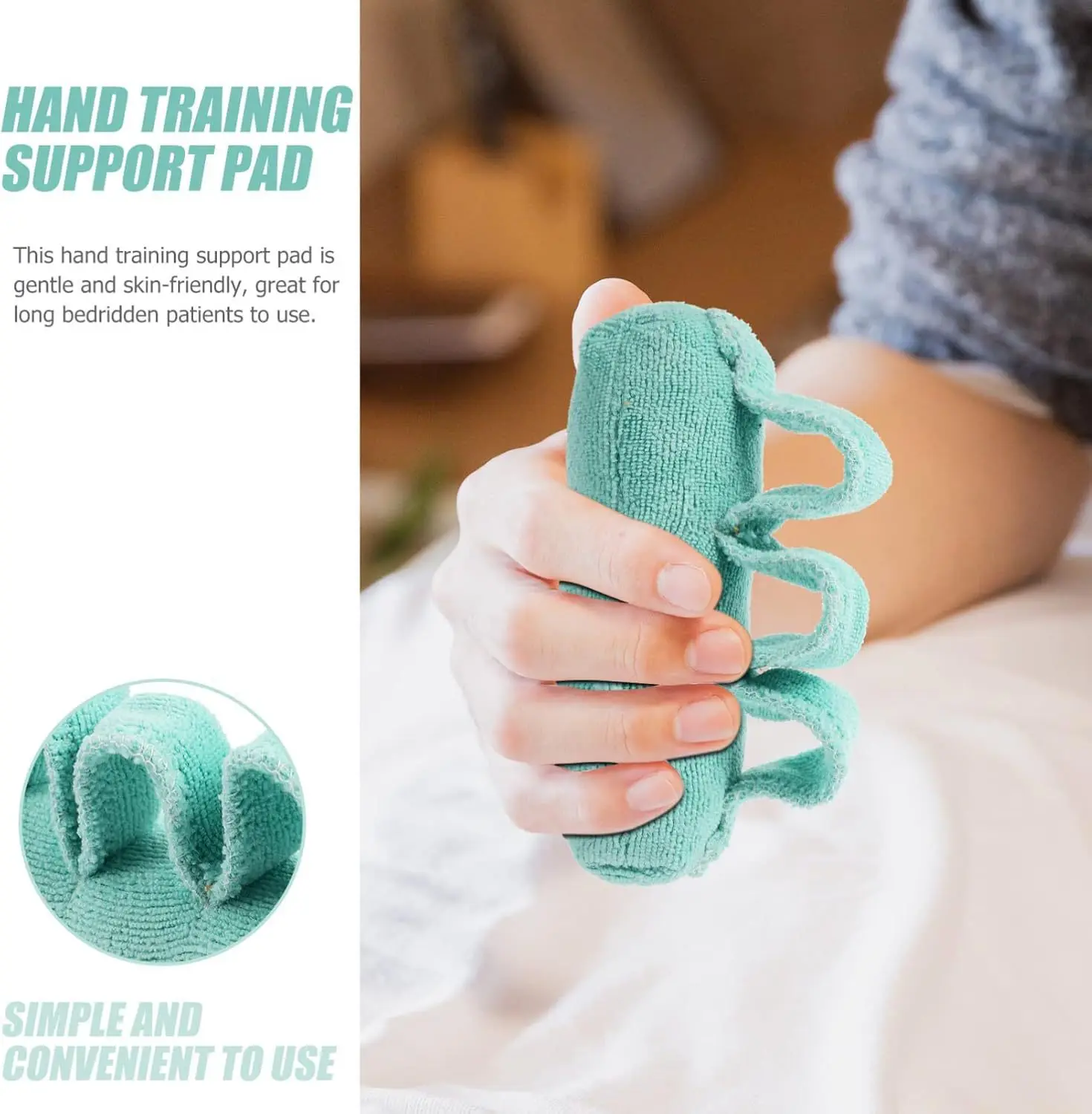 Finger separator for the elderly, finger health care products for disabled patients, hand gripping pad, finger separator