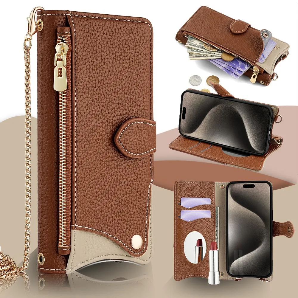 Zipper Crossbody Wa…