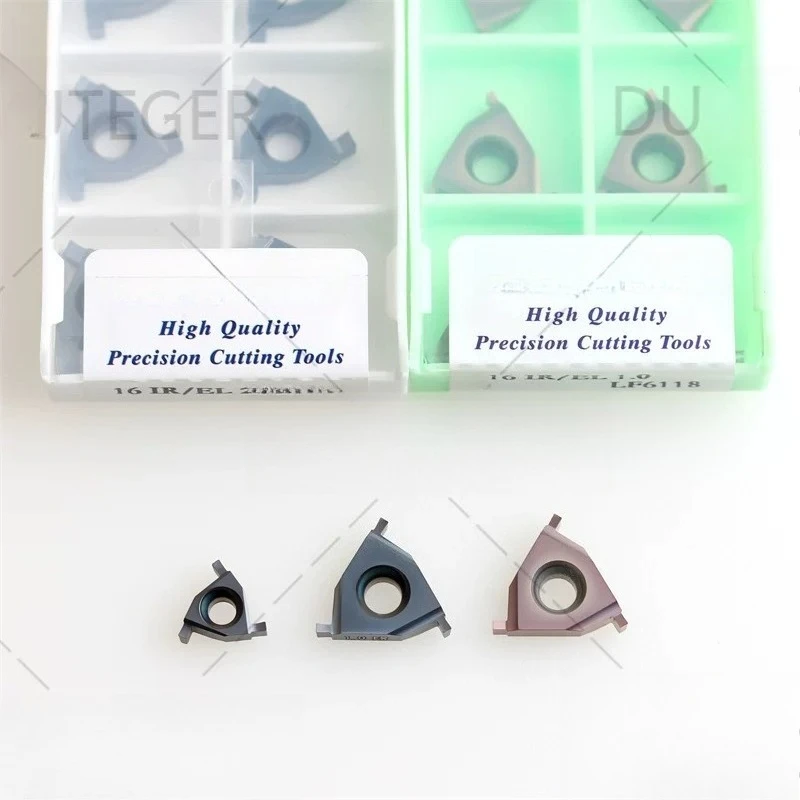 (10 pieces)Triangular flat mount circlip groove cutter head (for DESKAR) 16 ER/IL 0.7 LF6118 shallow groove cutter grains