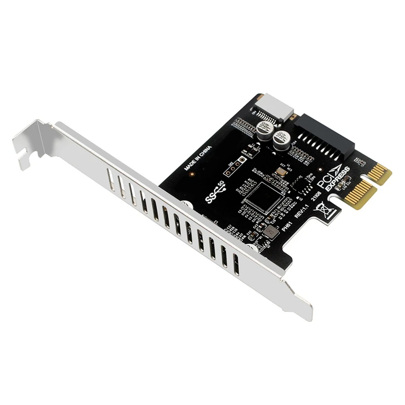 PCI Express Karte PCIE zu USB3 Typ E Front Typ C 19p Erweiterungs karte kompatible PCI-E X1 X4 X8 X16 Schnitts telle