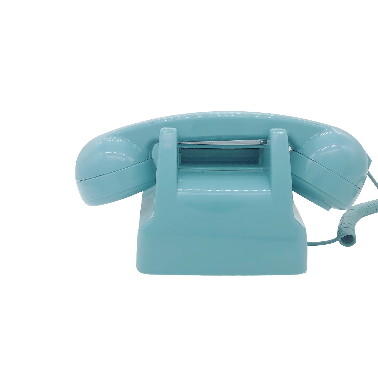 Blue Retro Telephone Corded Pretty Antique Telephone Old Fashion Landline Phones of 1960s Best European Style Telephone Gift