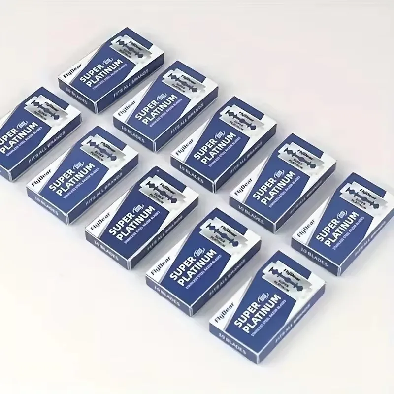 10/50/100/130pcs Double Edge Razor Blades Men's Razor For Shaving Men Blade Professional Barber Razor Beard Trimmer Tool