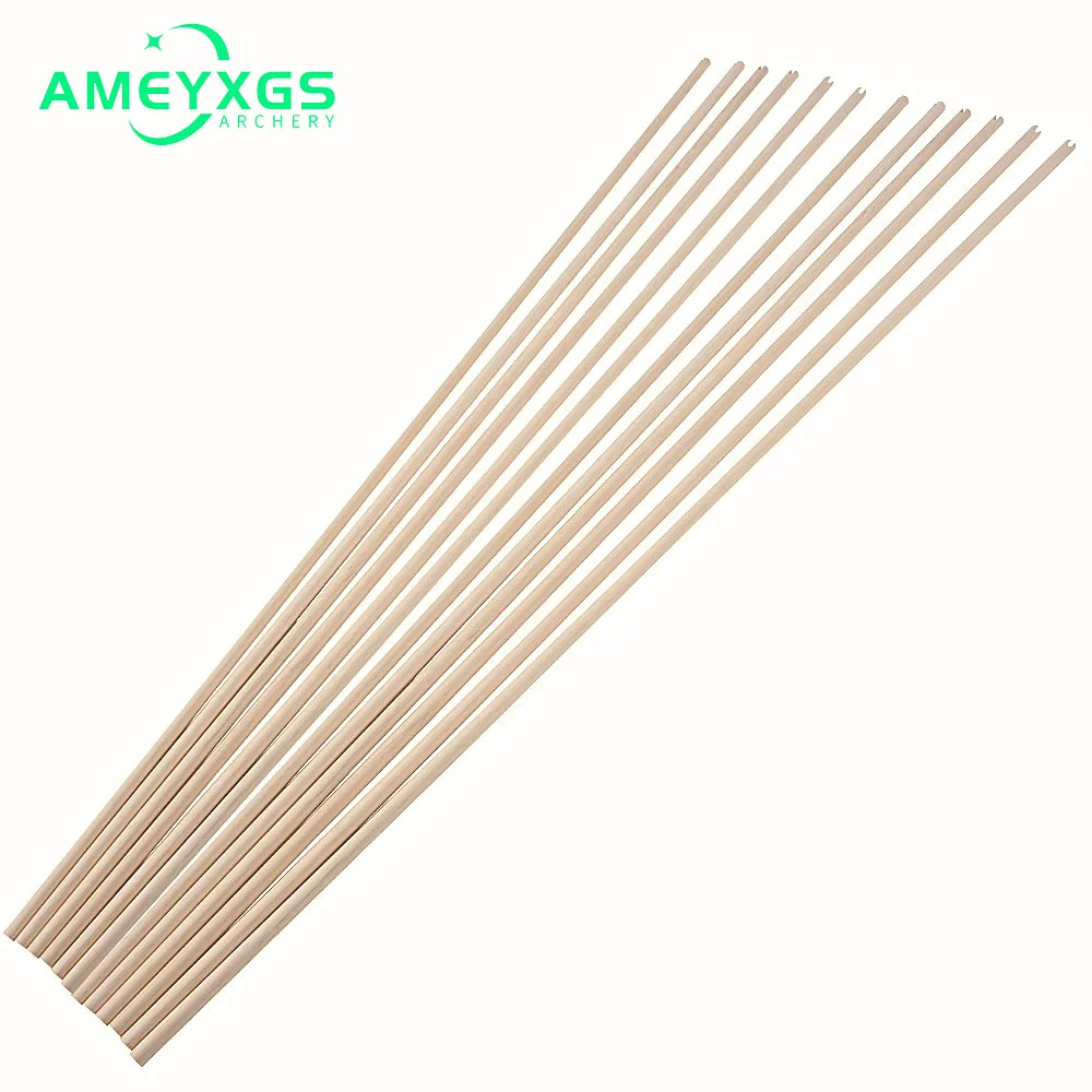 

Archery Wood Arrow Shaft, Outer Diameter, DIY Arrow Shaft, Hunting Shooting Accessories, 8mm, 8.5mm, 9mm, 12 Pcs, 24Pcs