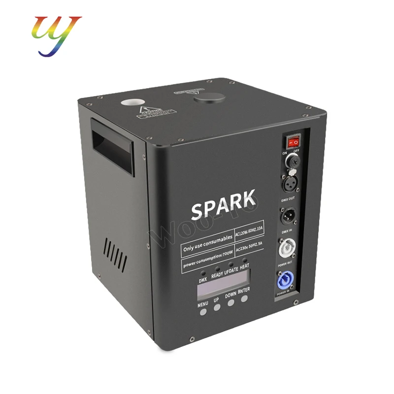 

700W Cold Spark Machine Spray DMX Controlled Fountain Spark Machine Suitable for Party Stage Outdoor Performance