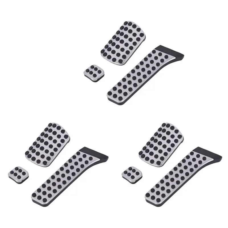 Precise 3X For Mercedes Benz C E S Glk Slk Cls Sl-Class W203 W204 W211 W212W210 Amg,Accelerator Brake Footrest Pad(3Pcs)