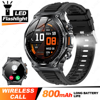 LIGE Actual Capacity 800mAh Battery Smart Bluetooth Call One Click Connection Watch IP67 Waterproof For Xiaomi Smart Watch Men's