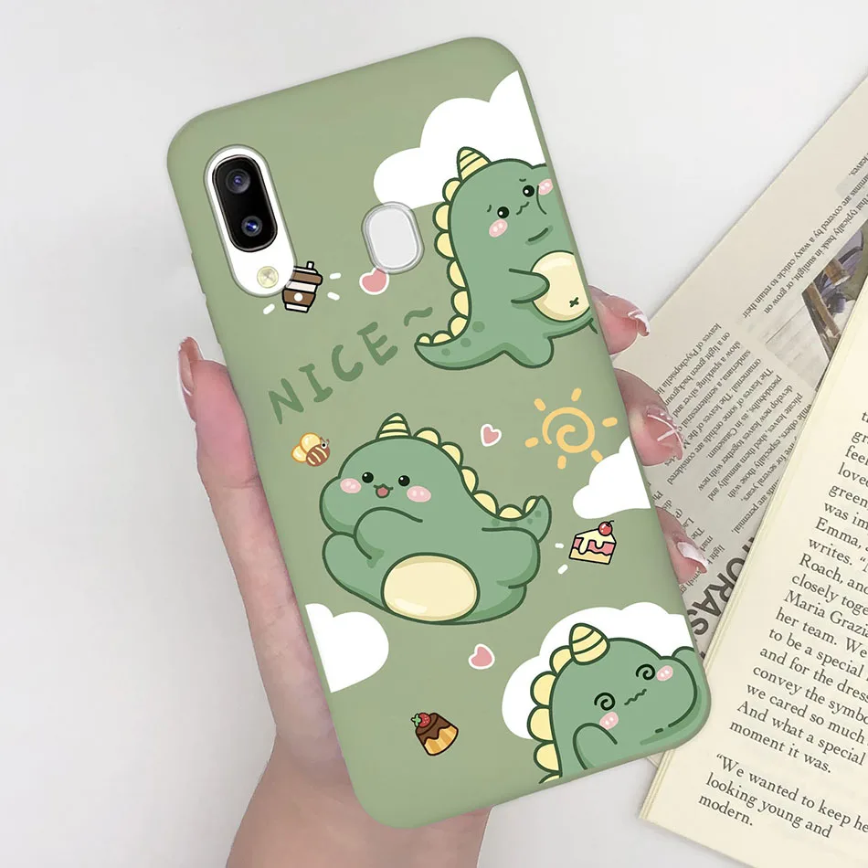 For Samsung A30 A30S Phone Case Trendy Pattern Soft Matte Silicone Back Cover For Samsung Galaxy A30 S A 30 Funda Shell Coque