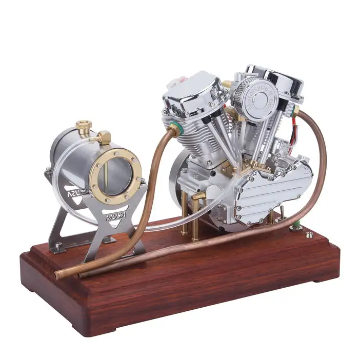 

FG-VT9 9cc V2 Engine and Original Parts V-twin 4-Stroke Air-cooled Motorcycle Engine Model