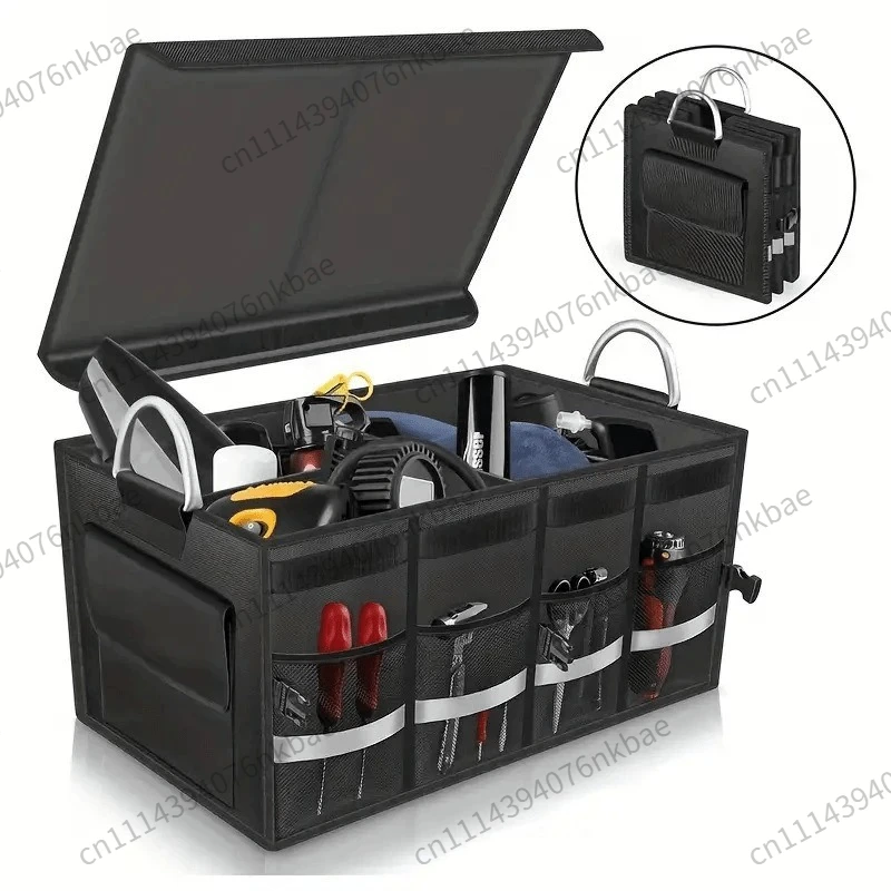 Car Trunk Storage Storage Box Portable Large-capacity Foldable Car Storage Box