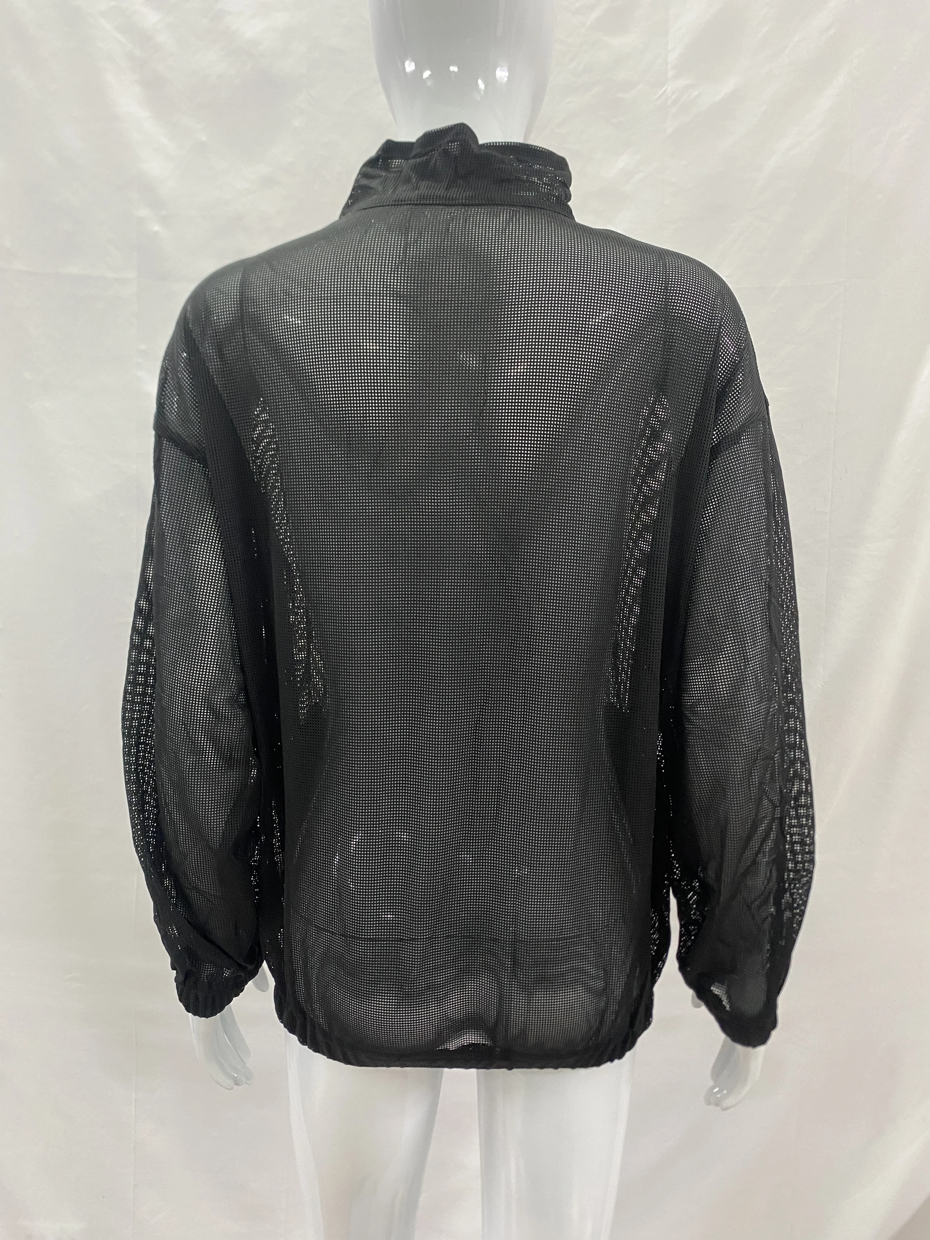 Neue Jacke im chinesischen Stil mit Schnallendesign für den Sommer, dünner, transparenter Cardigan mit Stehkragen. – Detail 11