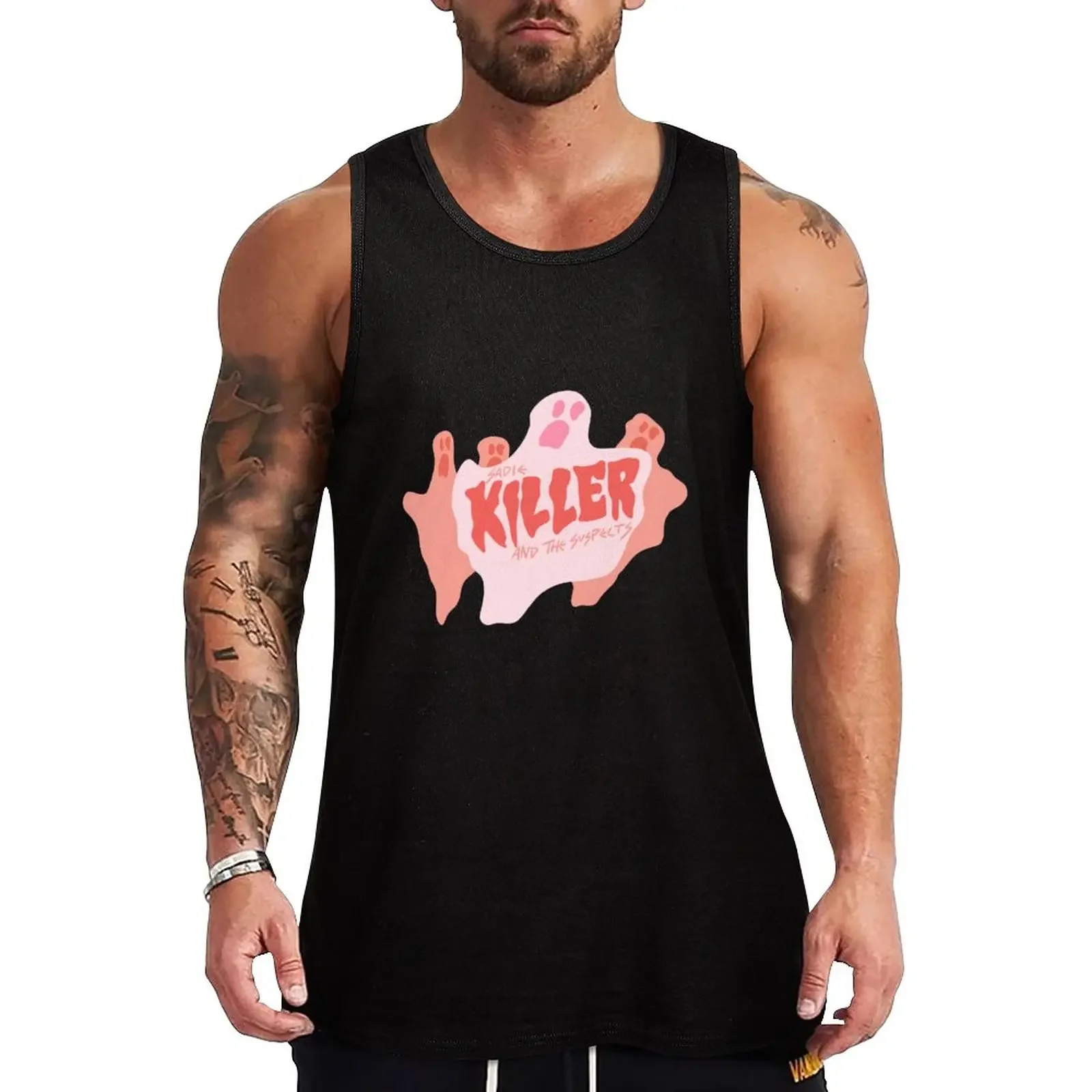 New Sadie Killer and the Suspects Tank Top Men gym sportswear gym Men's sleeveless summer clothes for men