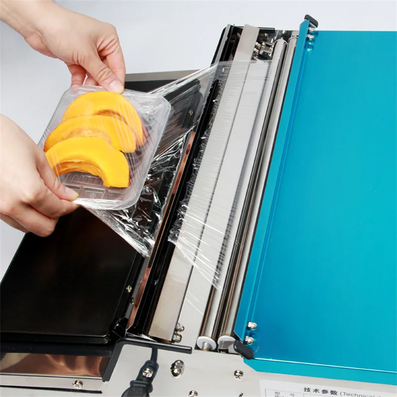 For*-Food Sealing Machine Stainless Steel Wrap Sealer Supermarket Fruits And Vegetables Packing Machines Laminating Machine
