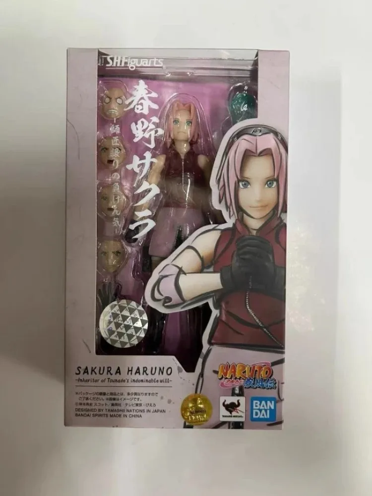 BANDAI Genuino NARUTO Anime Figura SHF Sakura Haruno Modello Finito instock