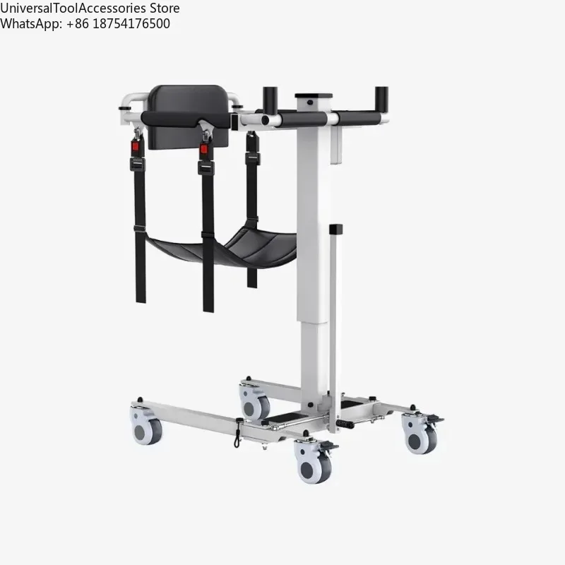

Foldable Patient Transfer Lift Electric Sit to Stand Mobility Aid Adjustable Support for Seniors Home Nursing Use