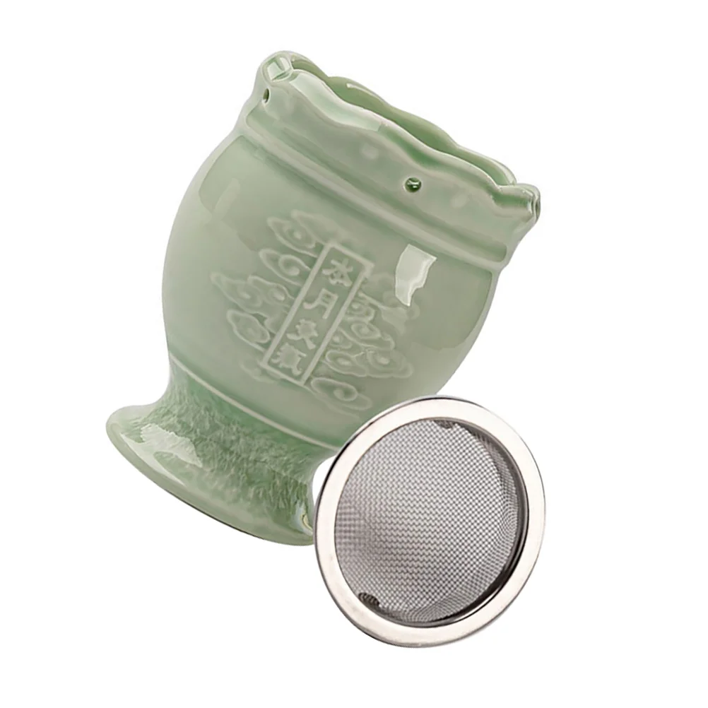 

Premium Reusable Ceramic Moxibustion Pot Portable Physiotherapy Instrument Lightweight Travel Fumigation Apparatus for Body
