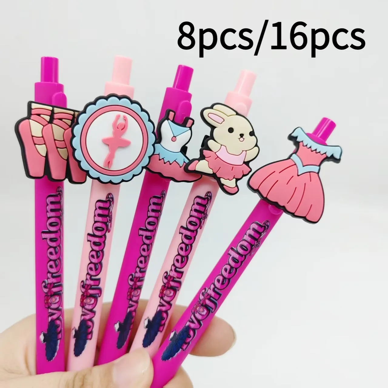 

8 шт./16 шт., креативная балетная серия, шариковая ручка, подарочная ручка с балетной тематикой, студенческая ручка для письма, фирменные канцелярские принадлежности