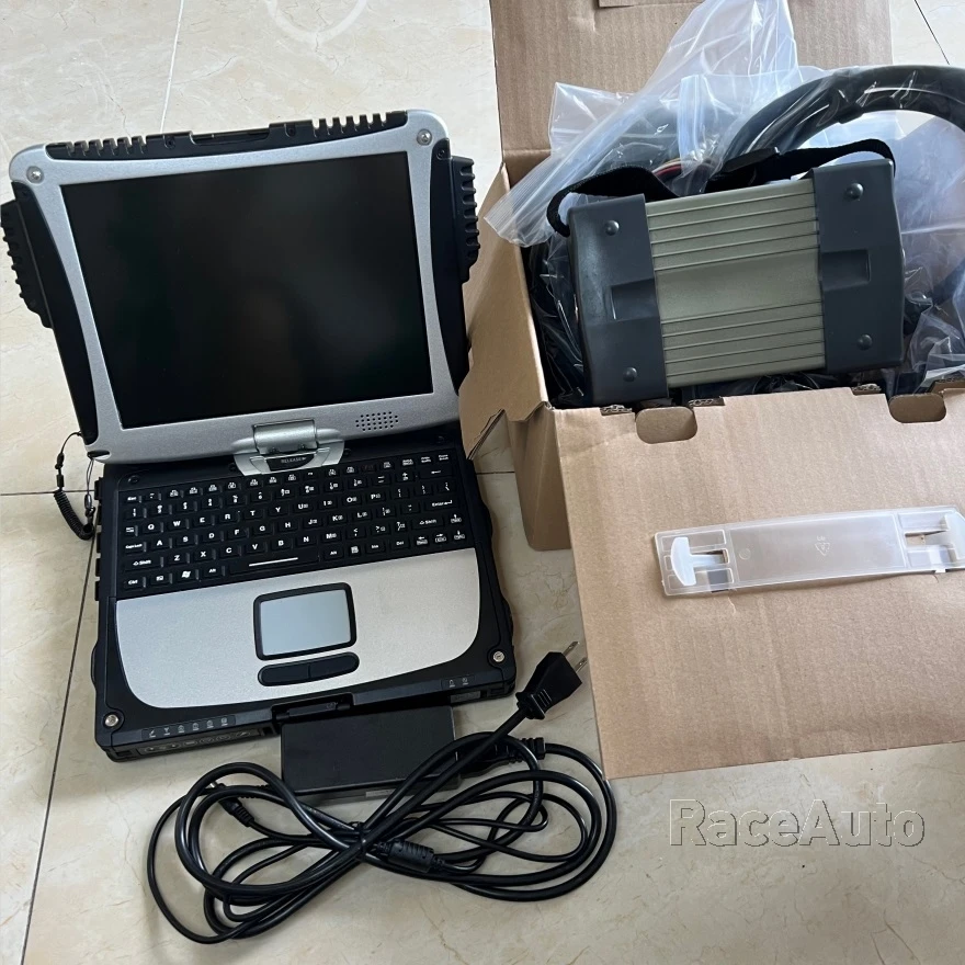 Star c3 Diagnost Mb Scanner with Software Supper Ssd Laptop CF19 i5 4g Touch Screen TOUGHBOOK Ready to Use 12V 24V CARS TRUCKS