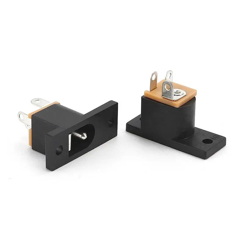 DC-019 power socket DC-019 5.5X2.1mm tripod, straight plug vertical, DC power socket