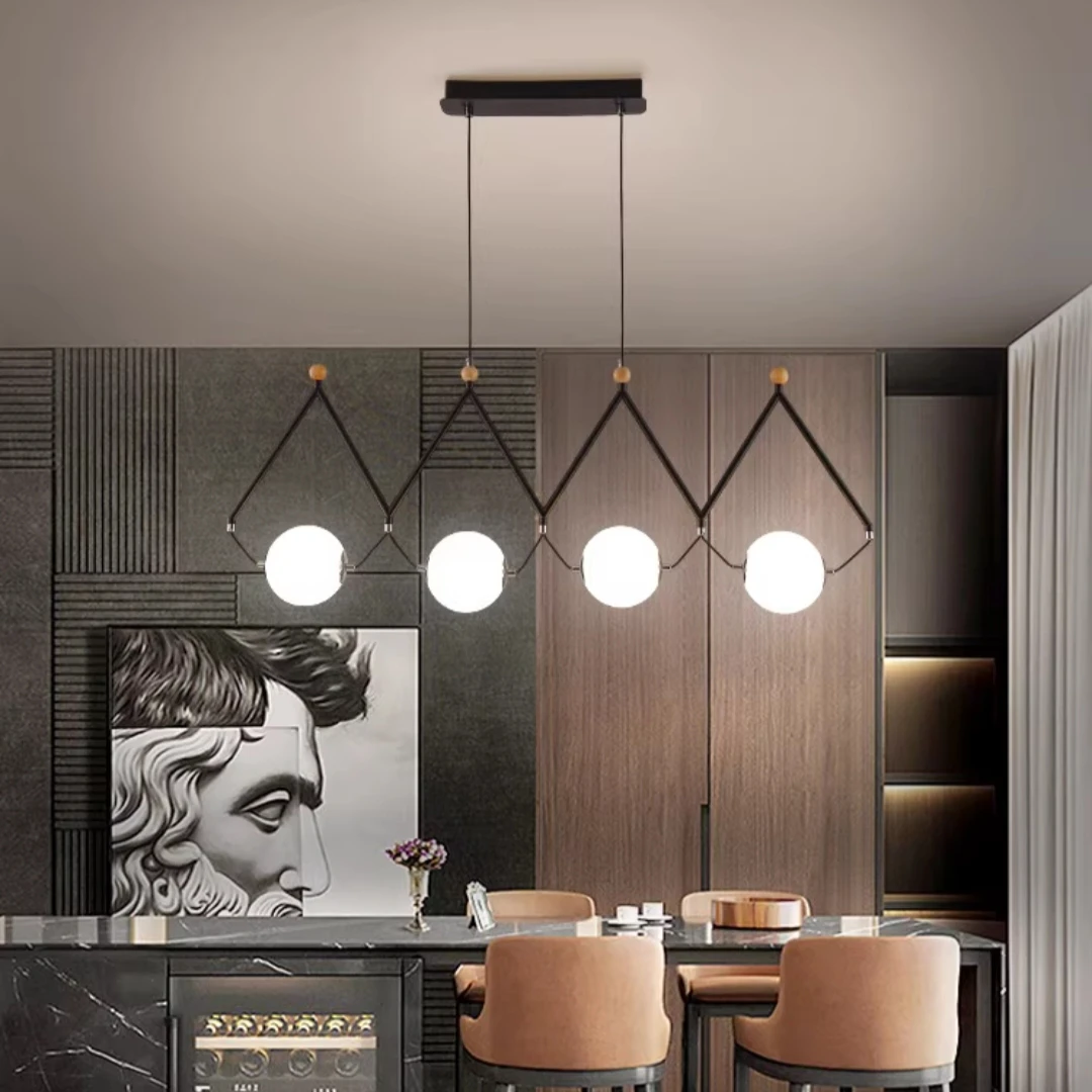 

New Light Luxury Magic Bean Restaurant Pendant Lamp Nordic Decorative for Bedroom Bar Living Room Hall Creative LED Lights