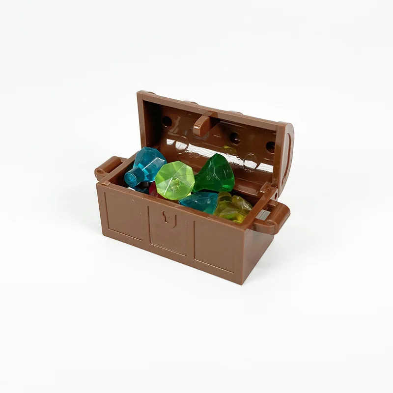 Moc อัญมณีทองเงินเงินชุด Minifigurine Playmobil อุปกรณ์เสริมสําหรับบล็อกชุดอาคารชุดเด็กการศึกษาของเล่น