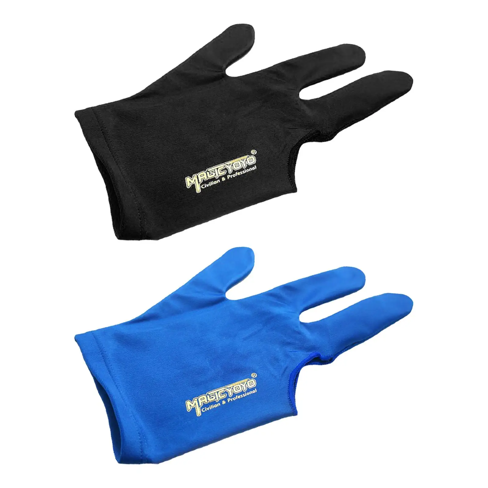 Glove for Adults, 3 Finger Snooker Glove, Breathable Stretch Three Finger Gloves, Billiard Gloves