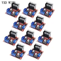 10pcs L298N DC Motor Driver Module L298N Stepper Motor Smart Car Robot Breadboard High Power Stepper Motor Driver For Arduino