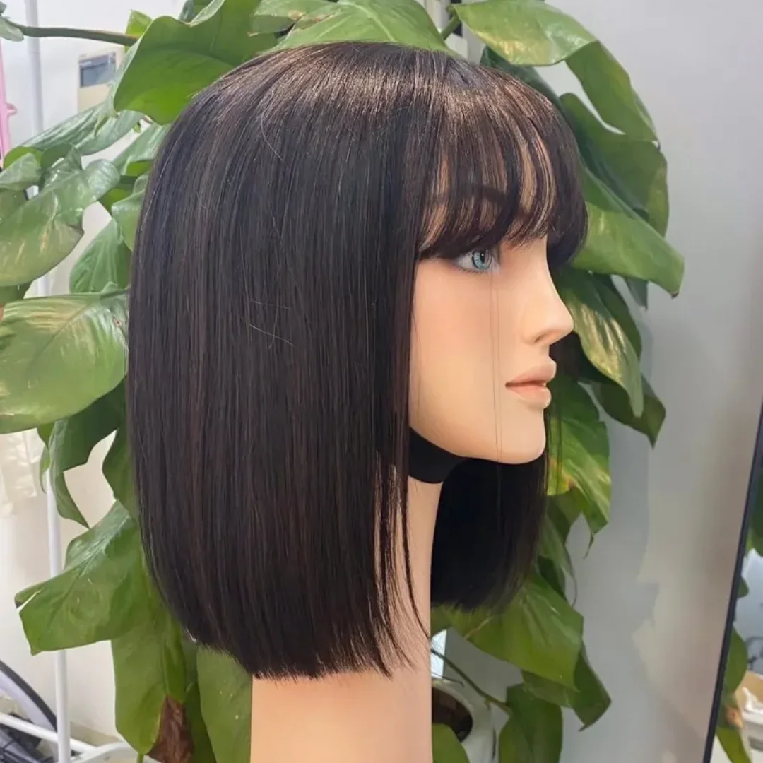 

Мягкий черный прямой парик-каре 5x5 с шелковым основанием, без клея, из еврейских человеческих волос, с детским волоском, HD-кружево, европейский стиль, предварительно прорезанный