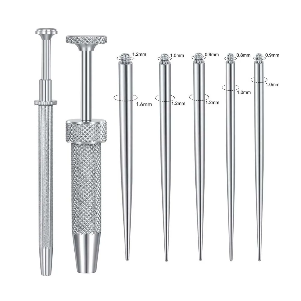Piercing Taper Ball Grabber Tool for Changing Jewelry - 14G 16G 18G 20G Flat Back Earrings Piercing Needle Tool