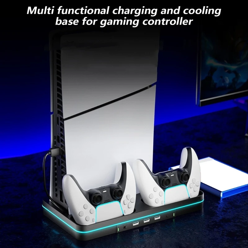 Consoles Cooling Station With Efficient Controller Charging Slots And Protective Cooling Feature for P5 Slim Drop Shipping