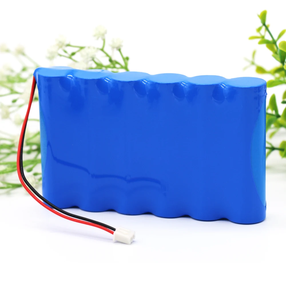 Akumulator FTJLDC 12V 3S2P 11.1V /12.6V 5000mAh 18650 akumulator litowo-jonowy z 5A BMS na lampka LED Backup Powe itp.