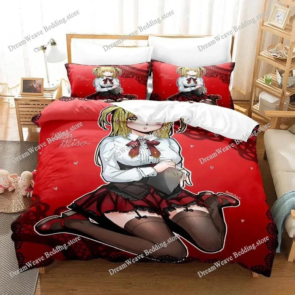 

New 3d Print Anime Death Note Misa Amane Bedding Set Single Twin Full Queen King Size Bed Set Adult Kid Bedroom Duvet Cover Sets