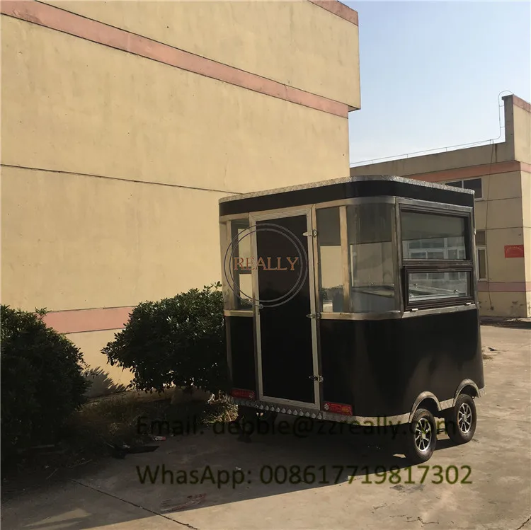 Fast food ice cream hot dog coffee customized food cart truck trailer