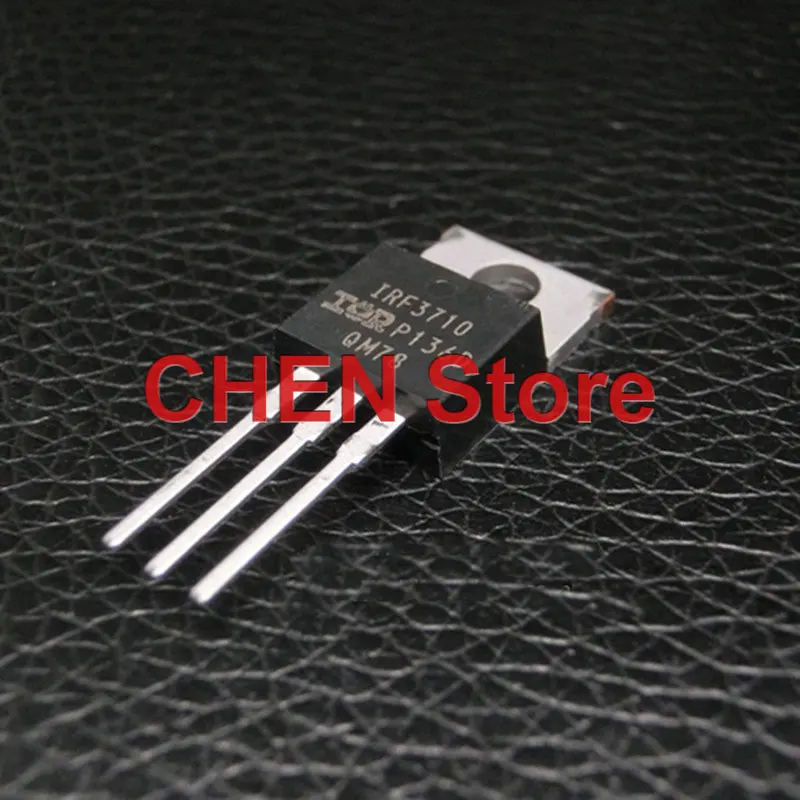 20PCS NEW Original IRF3710PBF TO-220 100V/57A N-Channel MOSFET IRF3710 Field Effect Tube Power Tube Integrated IC Circuit Chip