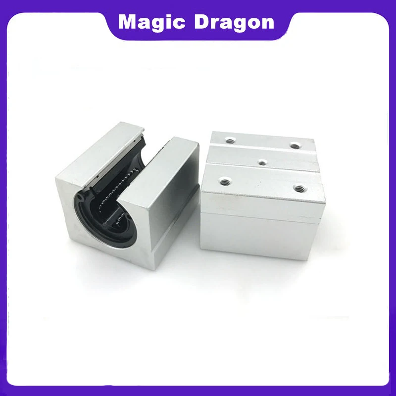 2PCS SBR20UU SBR20LUU SBR25UU SBR25LUU Linear Ball Bearing Block 2pcs 20/25mm Linear Slider For CNC Router SBR Linear Guide Rail - view 2