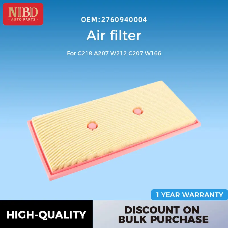 

2760940004 Air filter for MERCEDES-BENZ E400 C/E300 GLE/GLK/SLK/ML/C/E/R350 2012-2018 V6 3.5L