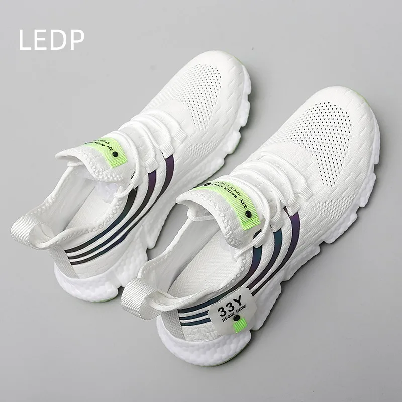 Men's Sneakers New In Summer Couple Shoes Round Toe Casual Fashion Fly Weave Breathable Running Shoes Best Sellers In Products