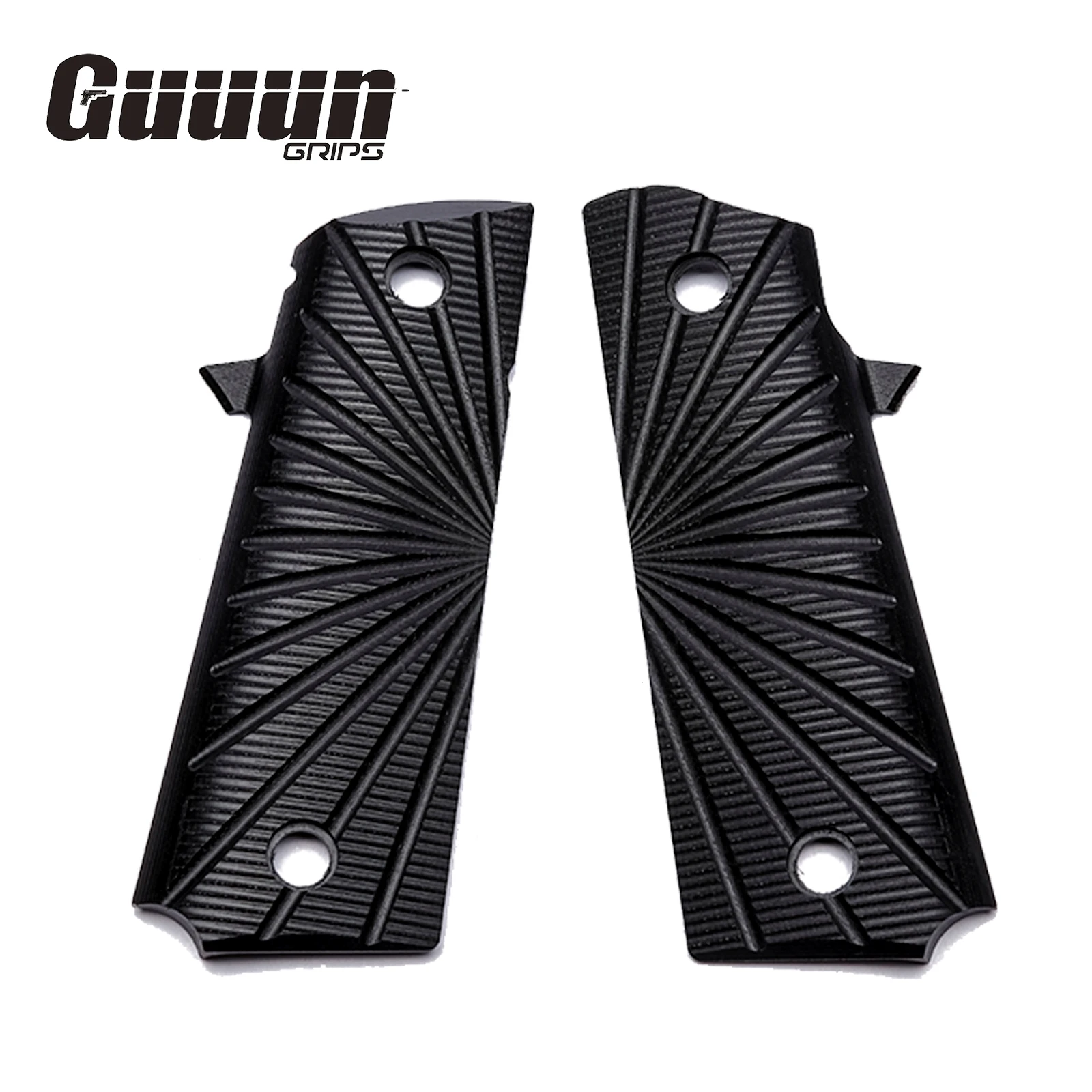 Guuun G10 Grip for para Ordnance 1911 P14-45 Grips with Starburst Texture for Optimal Hand-Feel Unparalleled Style