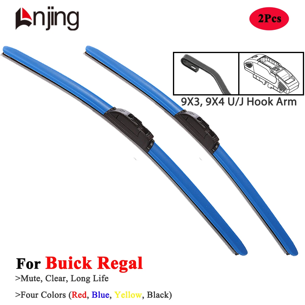 

LNJING Colorful Wiper Blade For Buick Regal GX TourX Sportback 1988 1996 2004 2011 2017 2018 2019 2020 2022 2024 Car Accessories