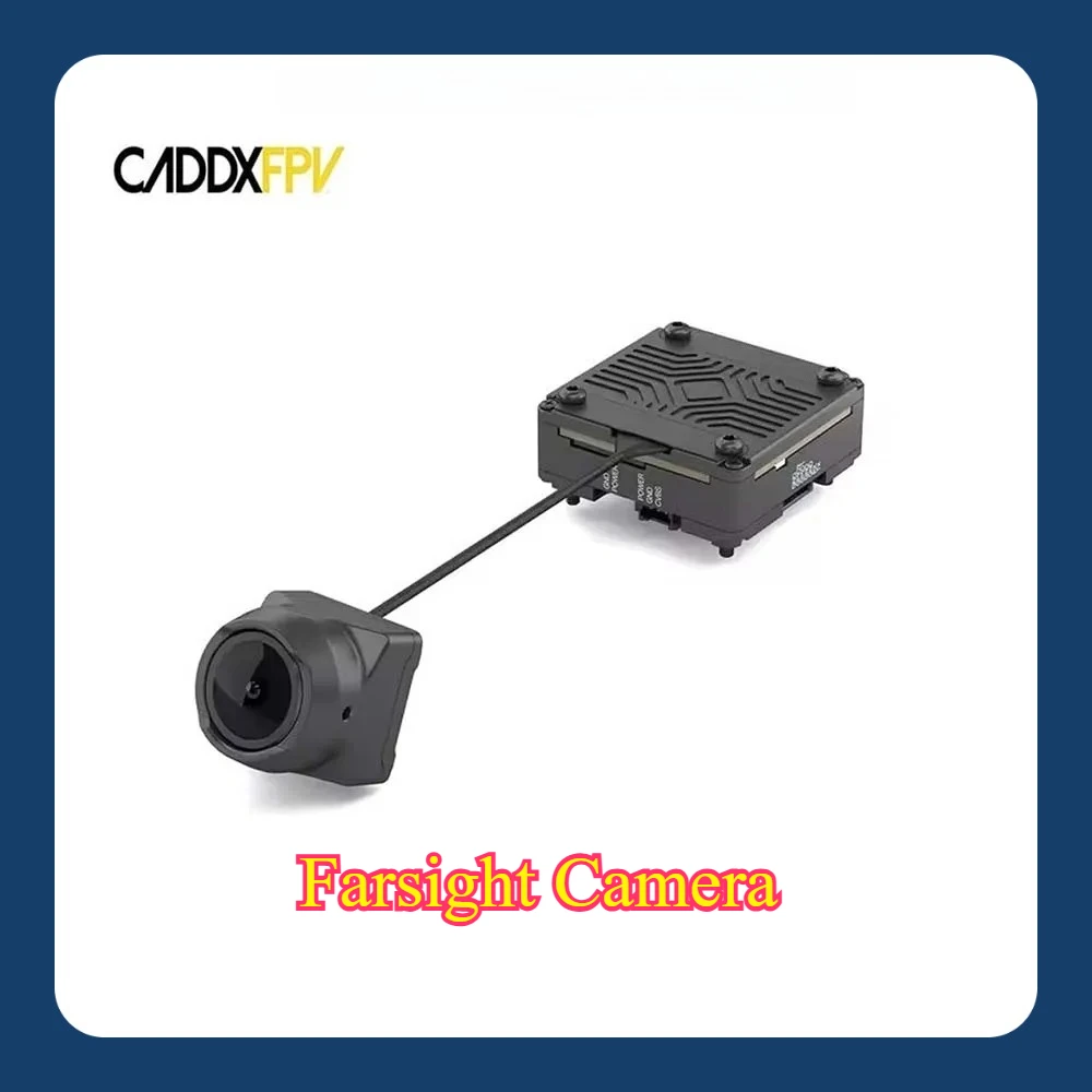 

CADDX FPV Farsight Camera-AI Intelligent Zoom 122.5° FOV 1500TVL 8x Fast Zoom 0 Lux Night Vision for RC FPV Drone with AI BOX