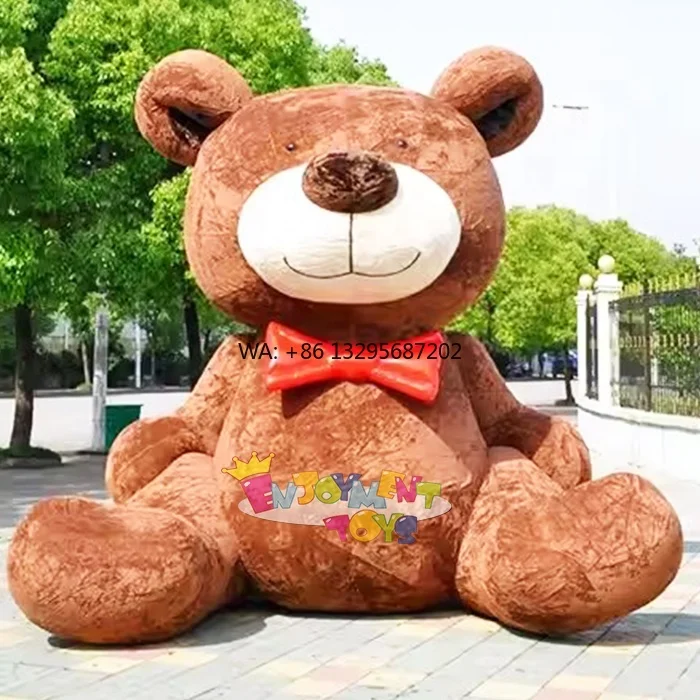 

Guangzhou Enjoyment CE Christmas Cute Sitting Bear Inflatable Mascot Sitting Bear Doll Adult Party Mascot Luxury Ornament