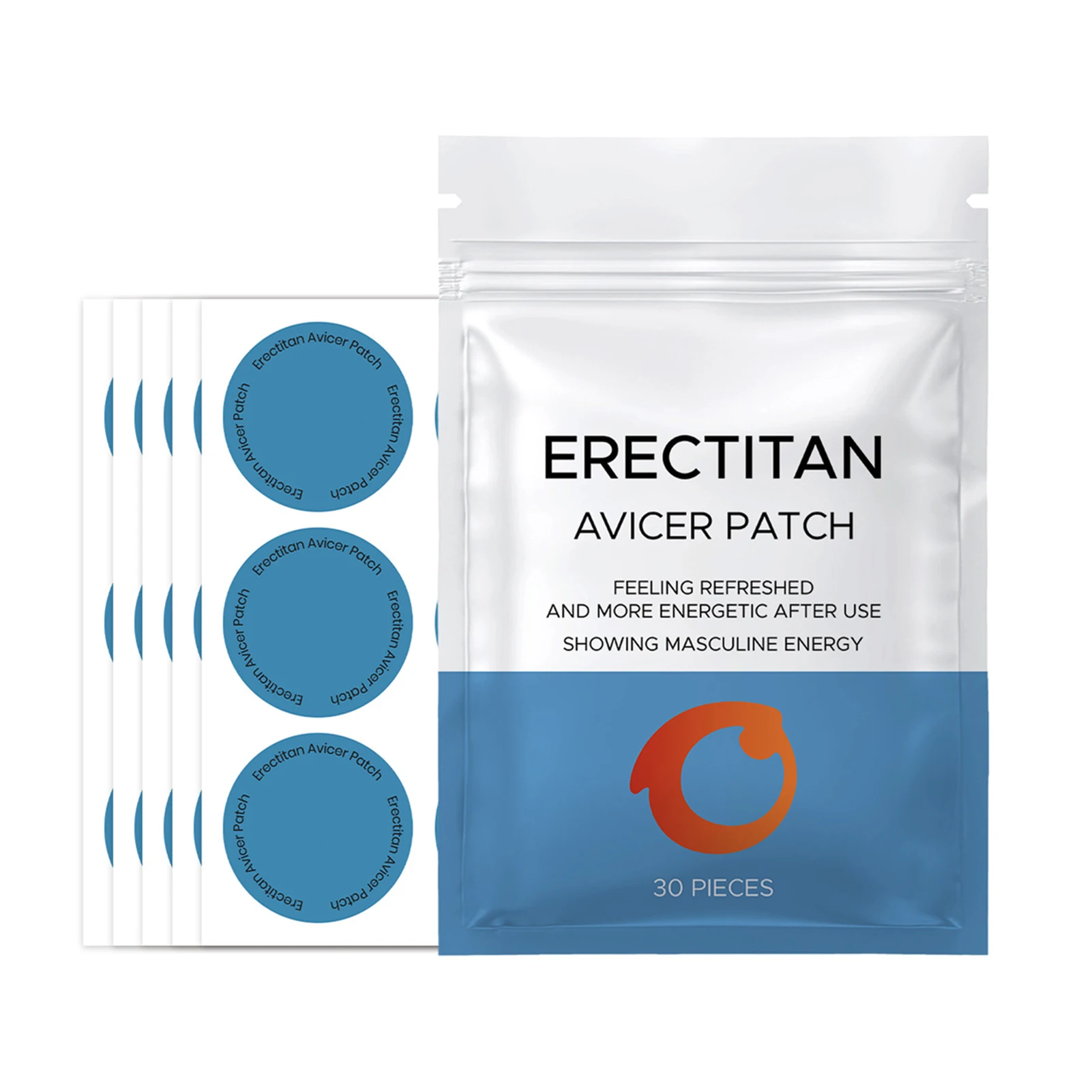 30Pcs Bag Intimate Care Patch for Men Staminas Energy Sticker for Men's Body Boost Energy