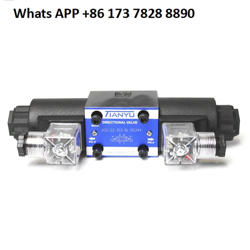 Hydraulic solenoid  DSG-02-3C2-24V control  220V directional valve 03-3C4 3C6 valve group Oil research type