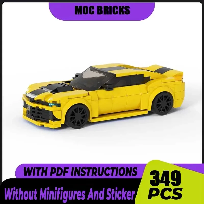 

Супер модель спортивного автомобиля Moc, строительные блоки, скоростные чемпионы, модель автомобиля, технологические кирпичи, набор для сборки «сделай сам», подарки, праздничная игрушка