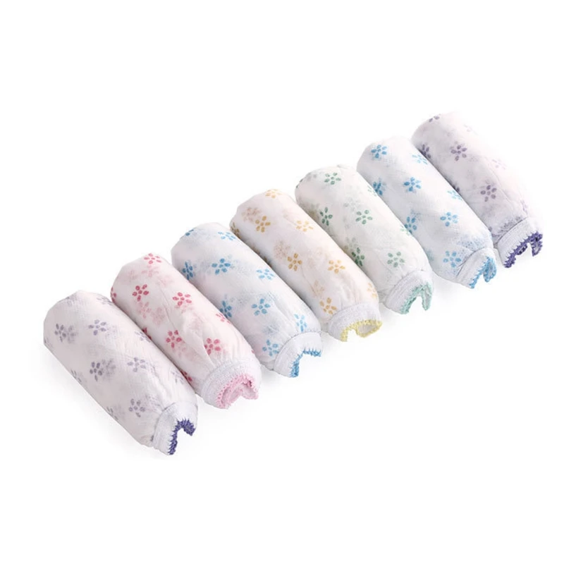 7Pcs Cotton Pregnant Disposable Underwear Flowers Panties Non-woven Fabrics Briefs Prenatal pregnancy Postpartum Underpants