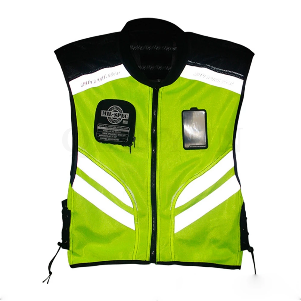 Off-Road Racing Vest Moto Reflective Vest Jacket Motorcycle Safty Waistcoat Warning Clothing High Visibility Vest Team Uniform